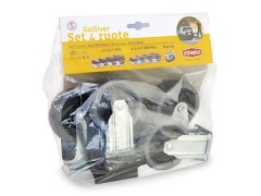 Stefanplast Zestaw 4 kółek do transportera Gulliver IATA 4, 5, 6, 7 [96328]