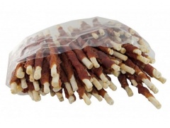 Prozoo Fine Dog Skóra biała owinięta mięsem z kaczki 500g [10618L]