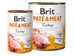 Brit Pate & Meat Dog Turkey puszka 800g
